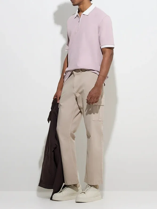 Casual Style Loose Polo T-Shirt