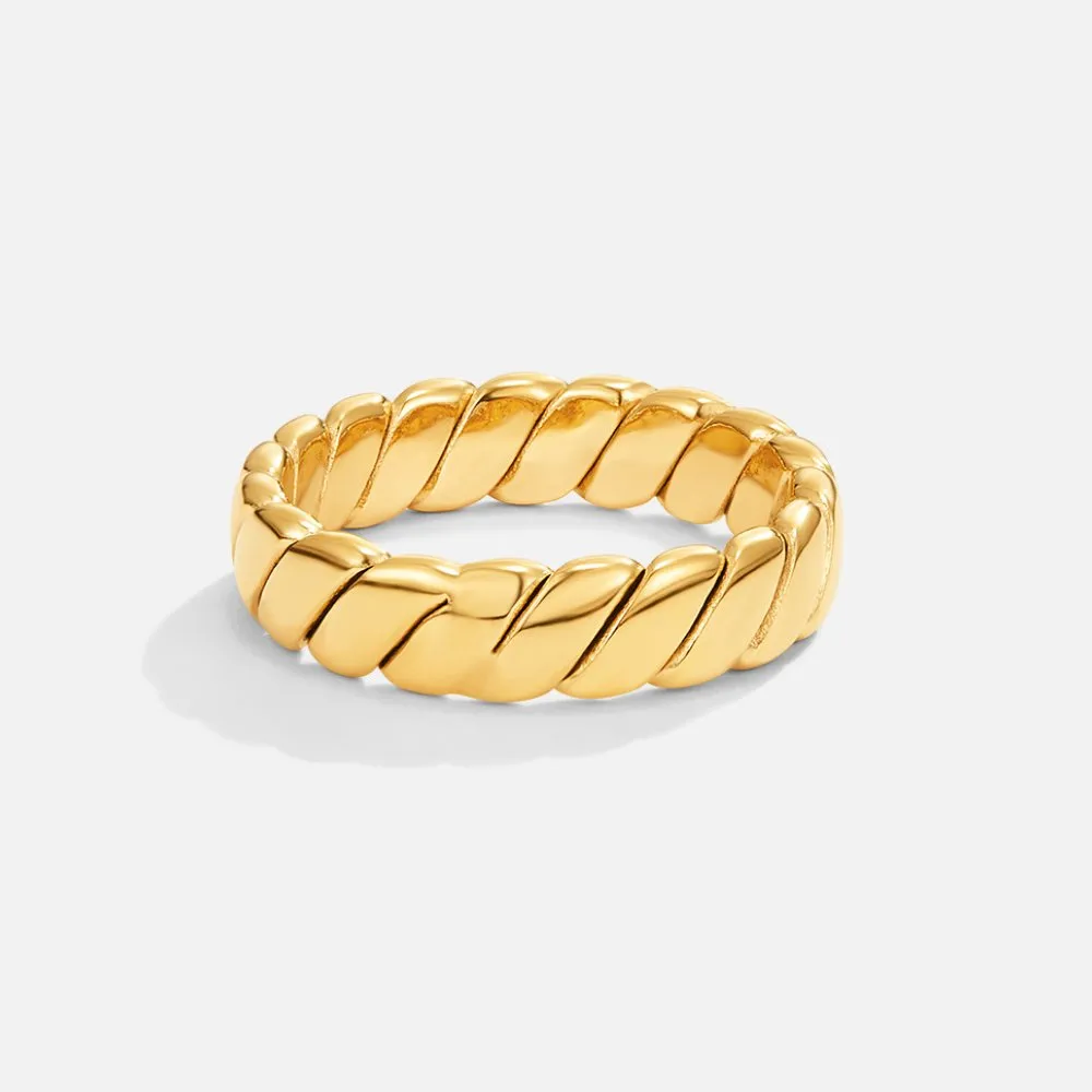 Modern Twisted Ring