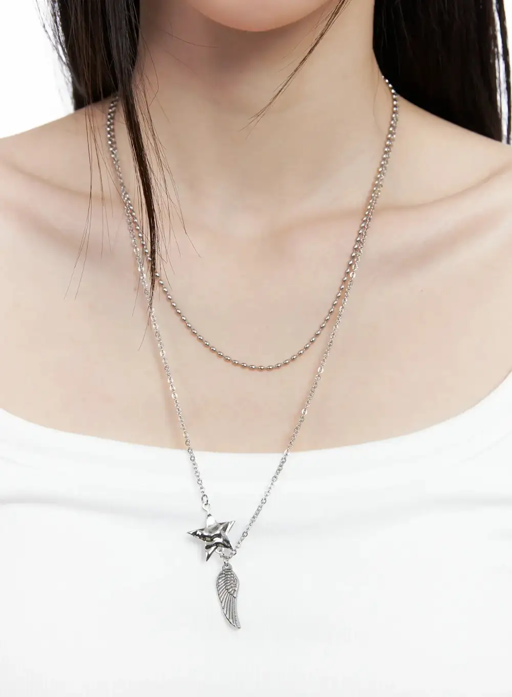 Wing Star Necklace