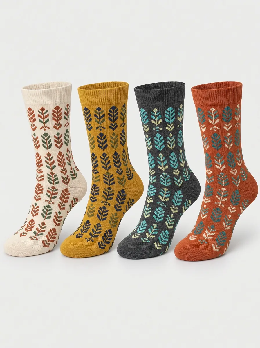 Leaf Inspired Everyday Sock Set