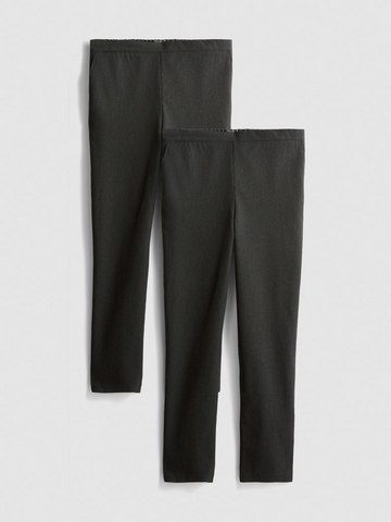 7-15yrs | 2pk Pull On School Trousers detail 2