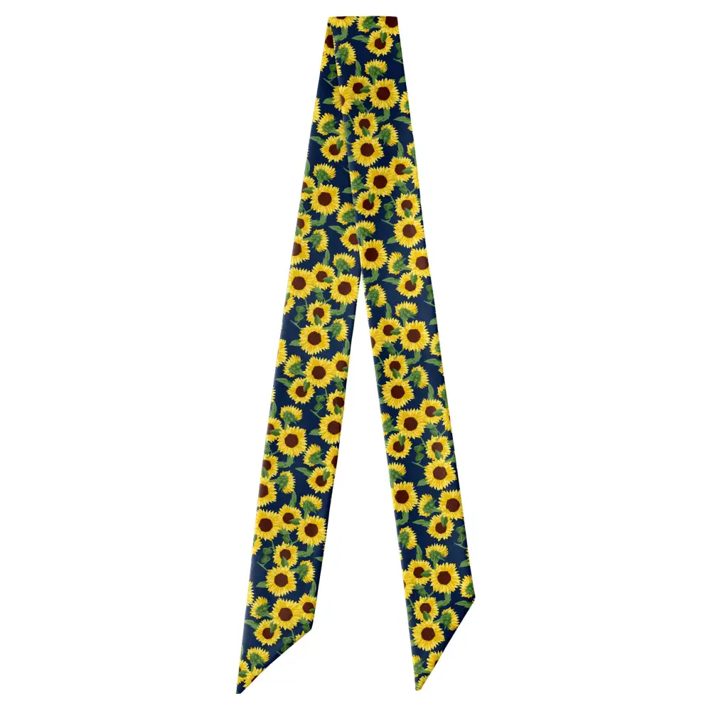 Sunflower Floral Pattern Hair Scarf