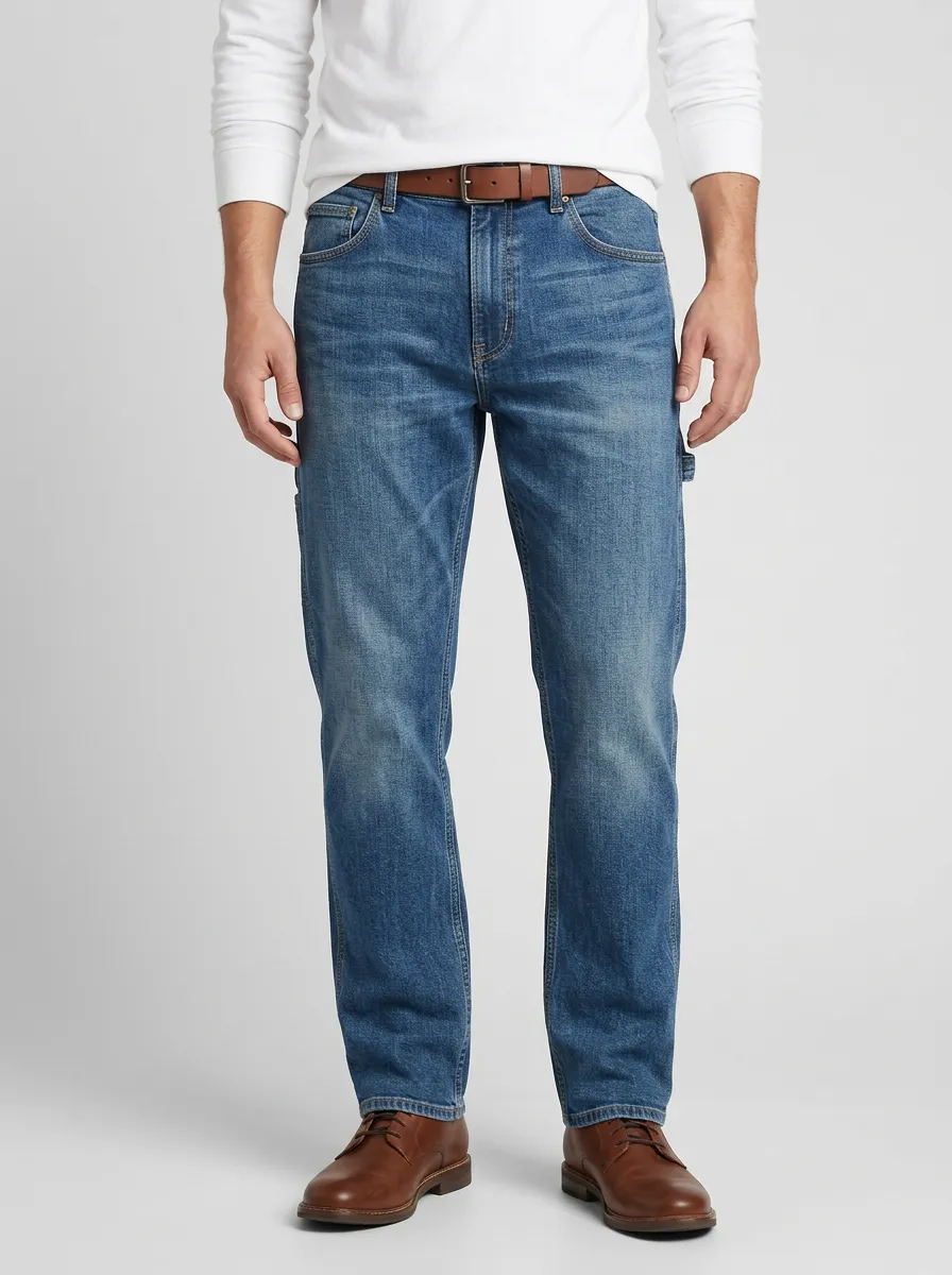 Modern Everyday Faded Jeans