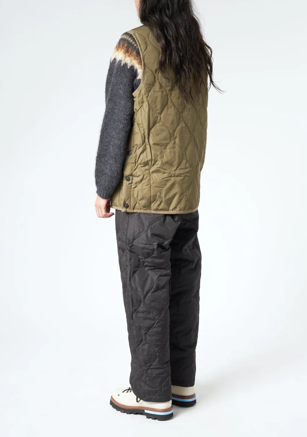 Men's Crew Neck Down Filled Vest