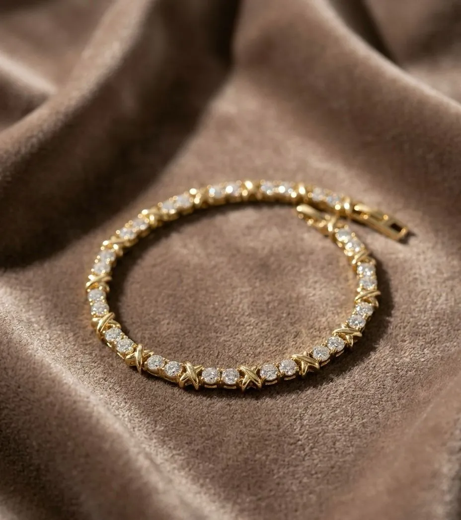 Vintage Rhinestone Fashion Bracelet
