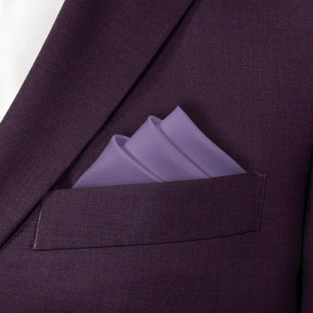 Elegant Subtle Solid Pocket Square