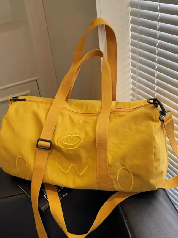 Smiley Face Duffle Duffel Bag