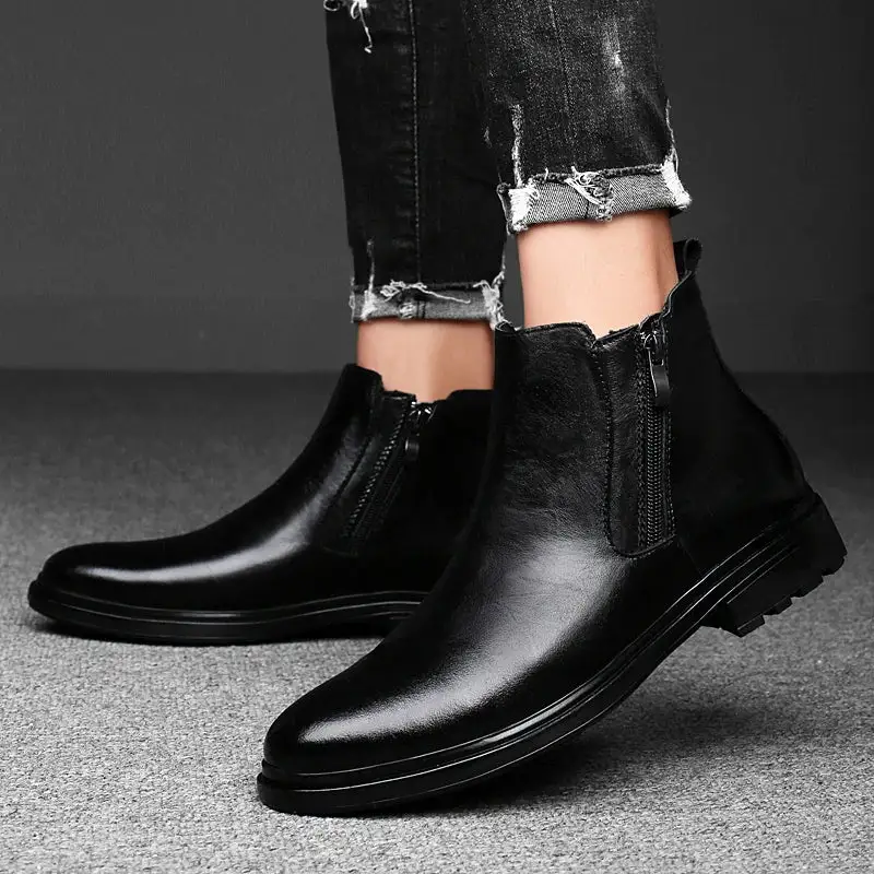 Leather Chelsea Boots
