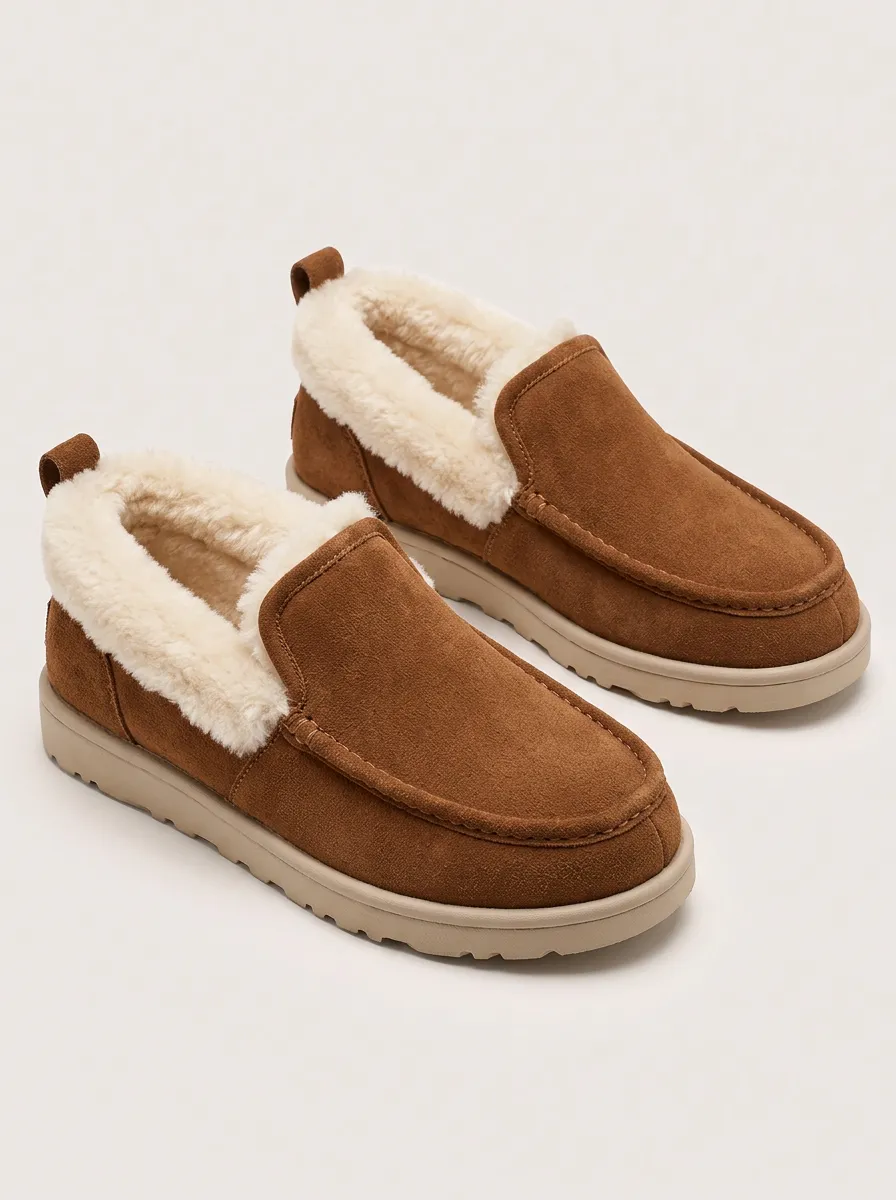 Casual Shoes with faux fur lined detailing for Easy Outfits