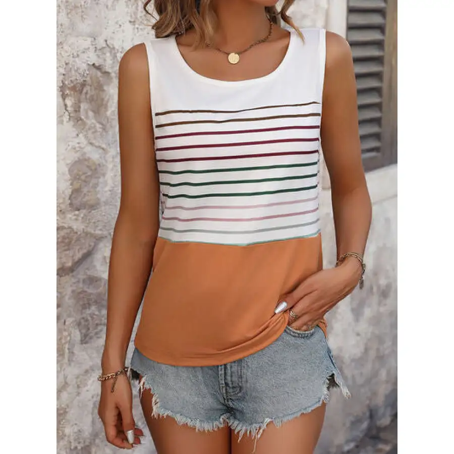 Everyday Scoop Neck Wide Strap Tank