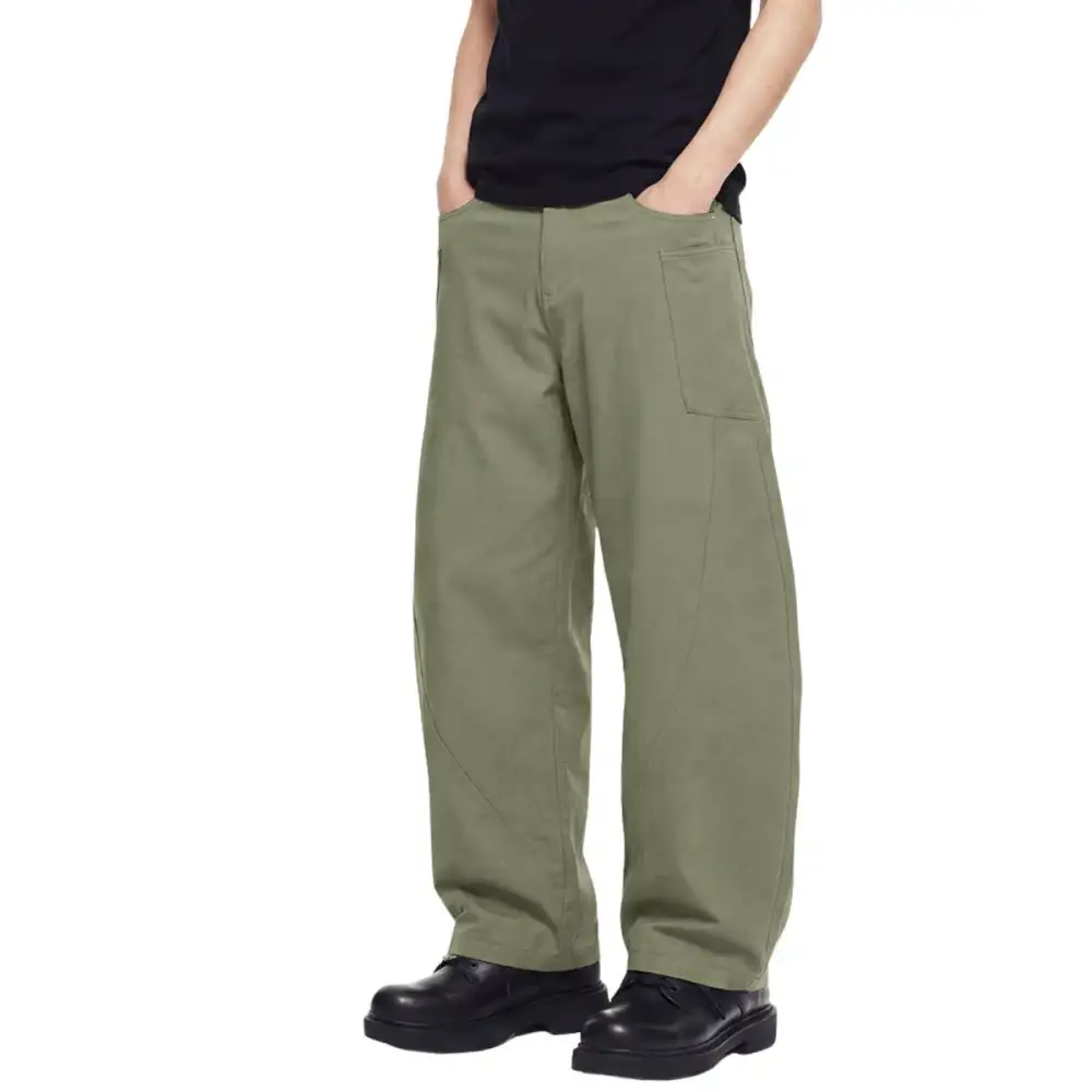 Relaxed Fit Cargo Multi Pocket Men's Casual Pants