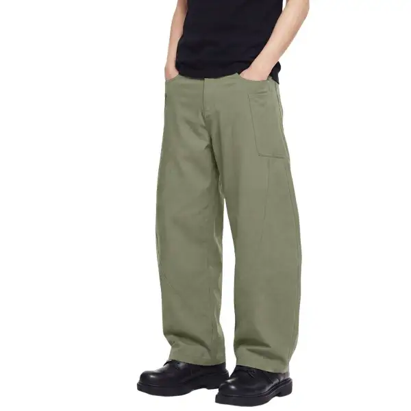 Relaxed Fit Cargo Multi Pocket Men's Casual Pants