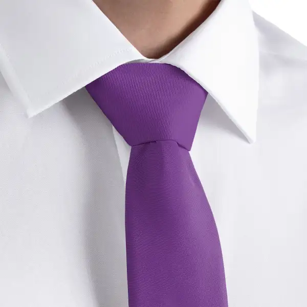 Distinctive Solid Statement Necktie