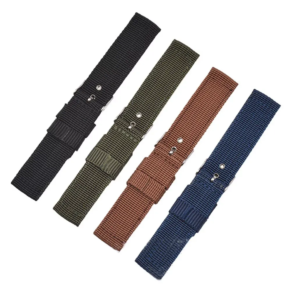 Nylon Watch Strap Replacement Band – Adjustable Fabric Wristband