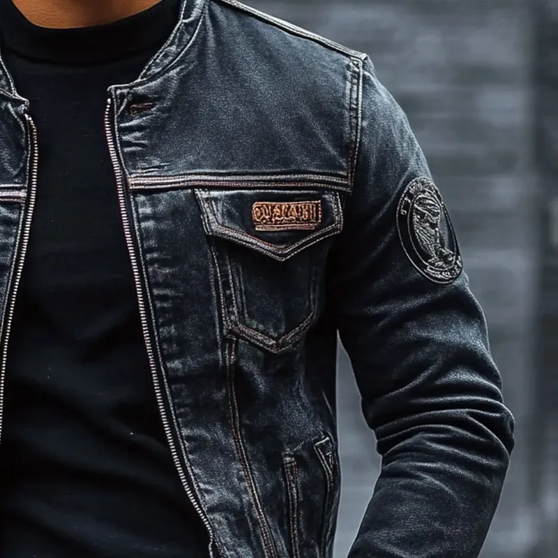 Washed Utility Slim Jacket