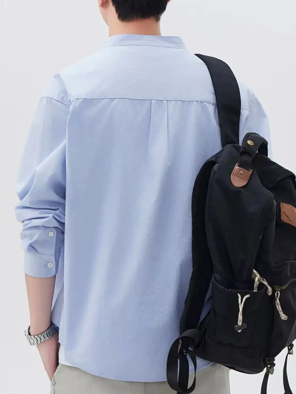 Modern Button Up Long Sleeve Shirt