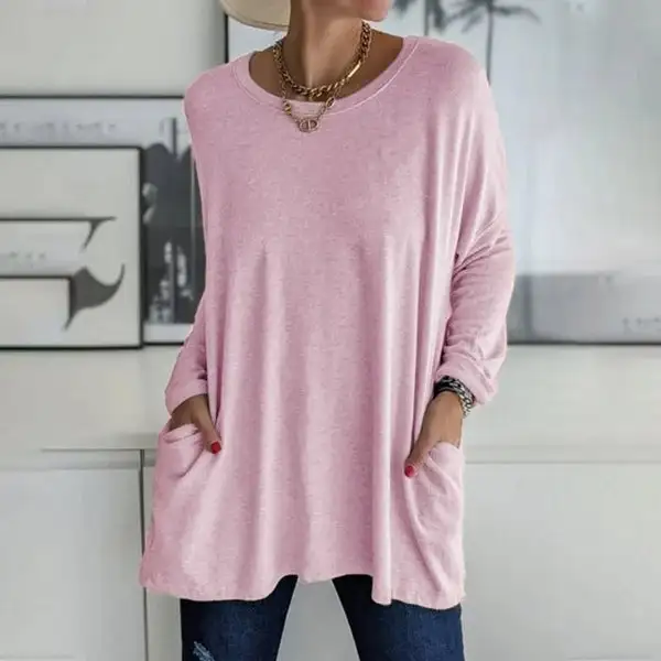  Relaxed Long Sleeve Top
