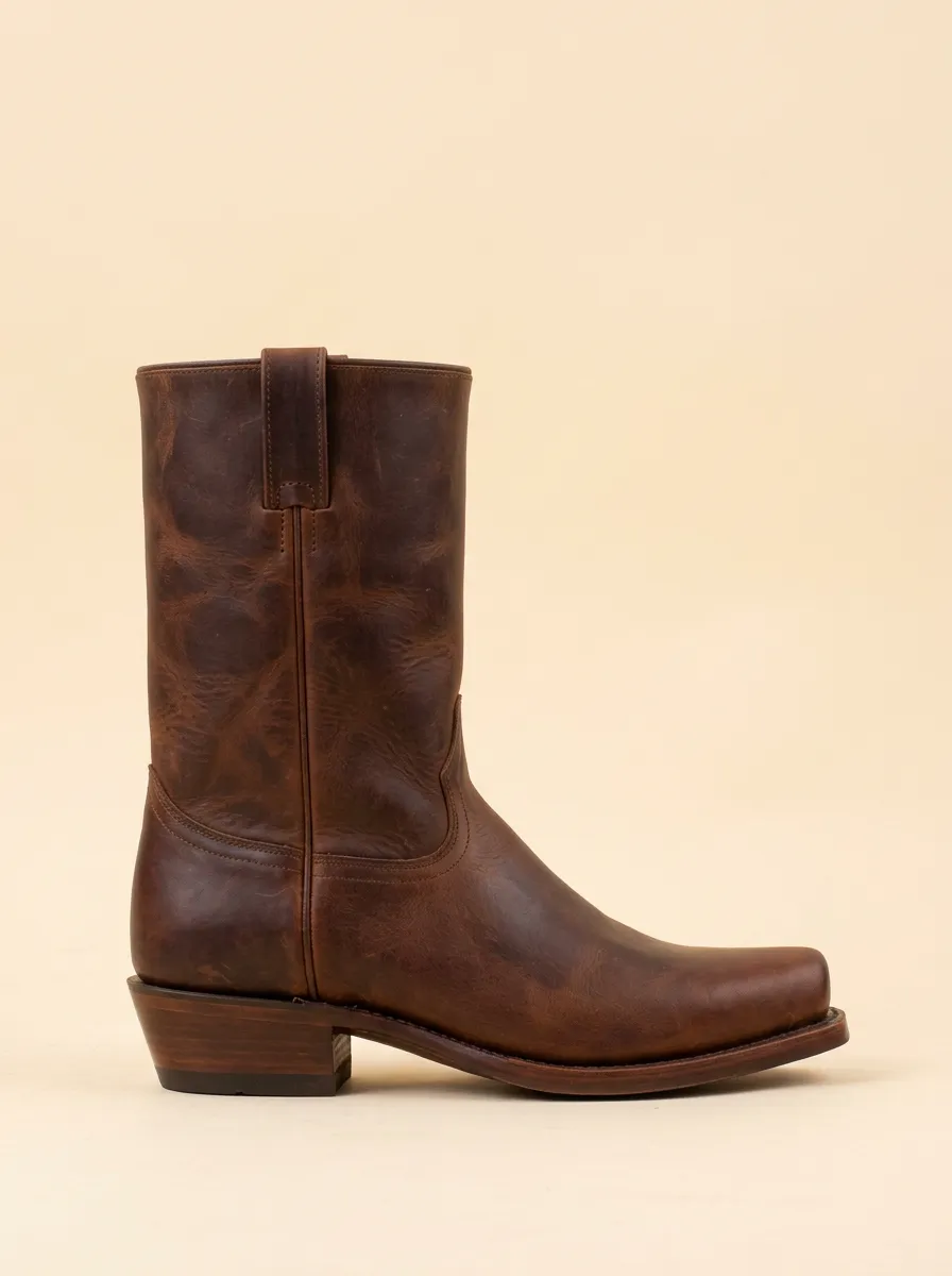 Men's Structured Square-Toe Western Boots