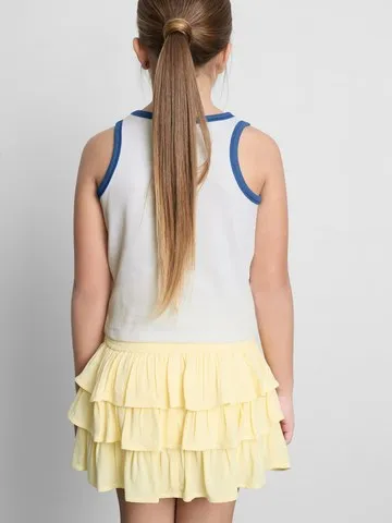 7-15yrs | Embroidered Ribbed Vest