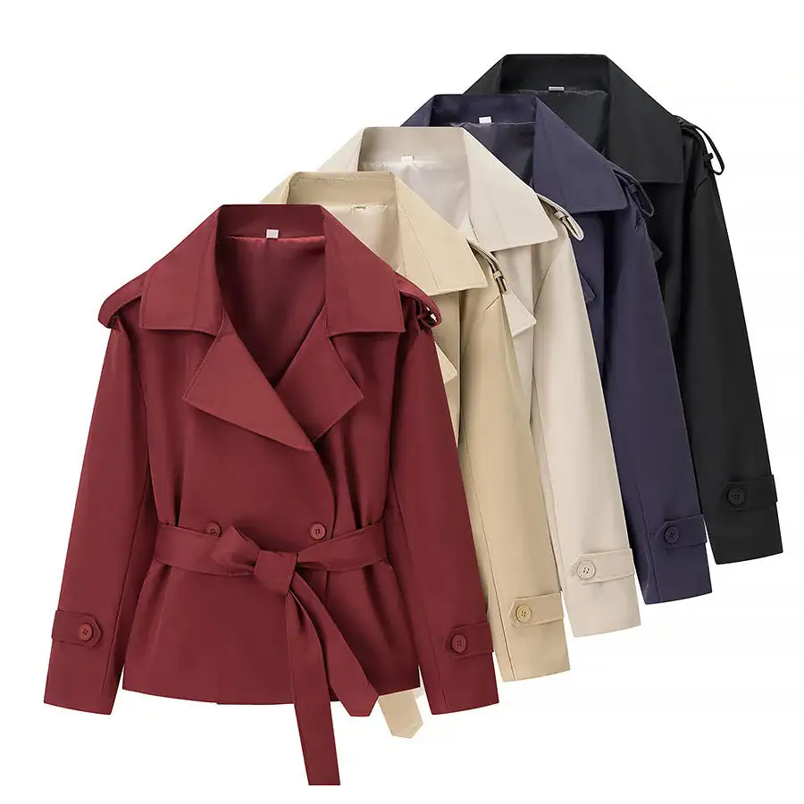 Polished Belted Trench Coat