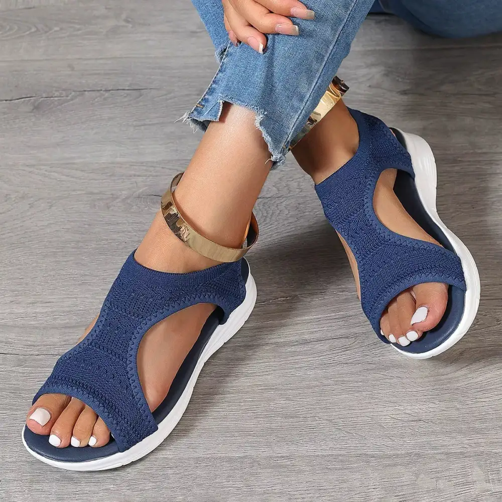 Modern Open Toe Platform Sandals