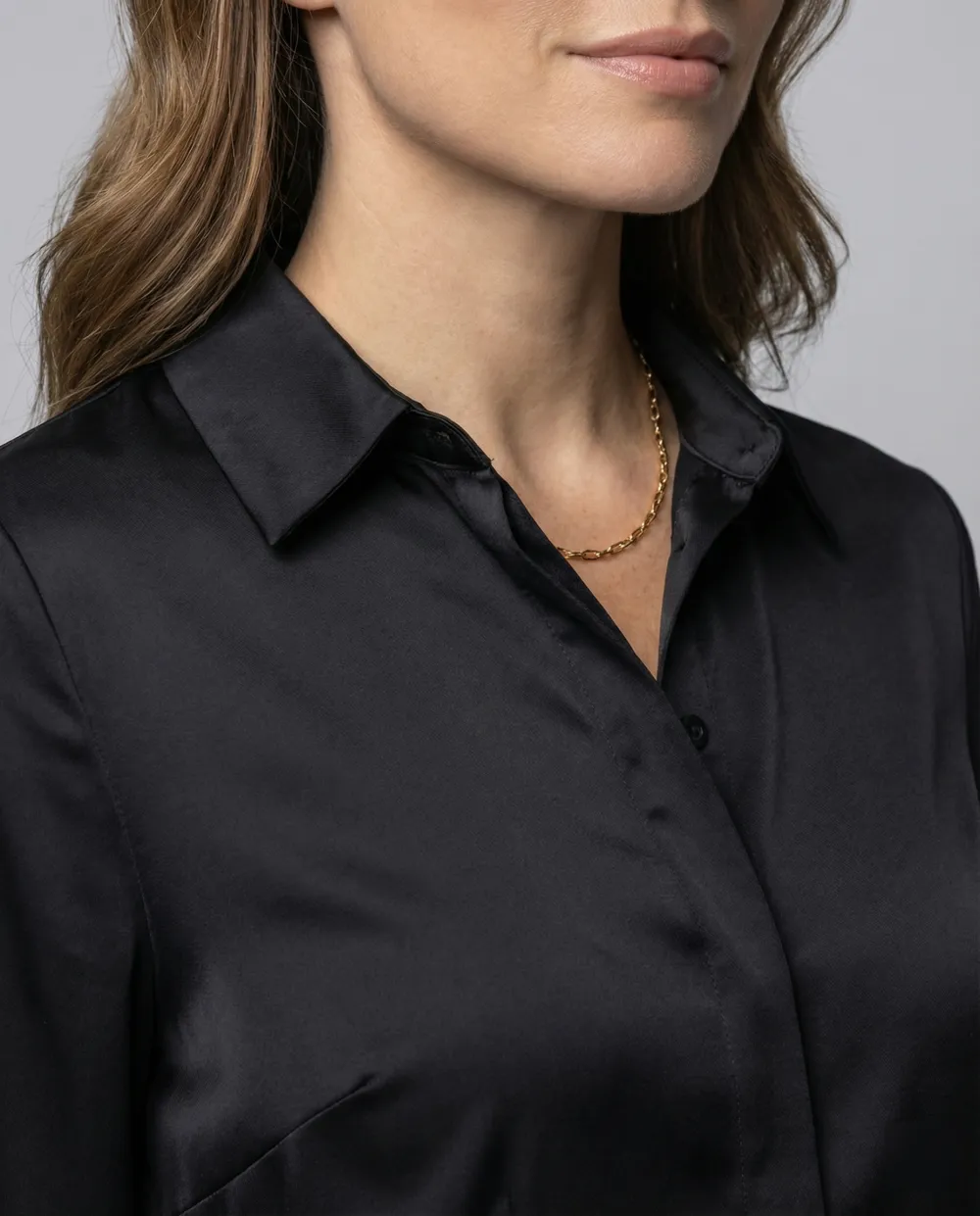Versatile Satin Blouse