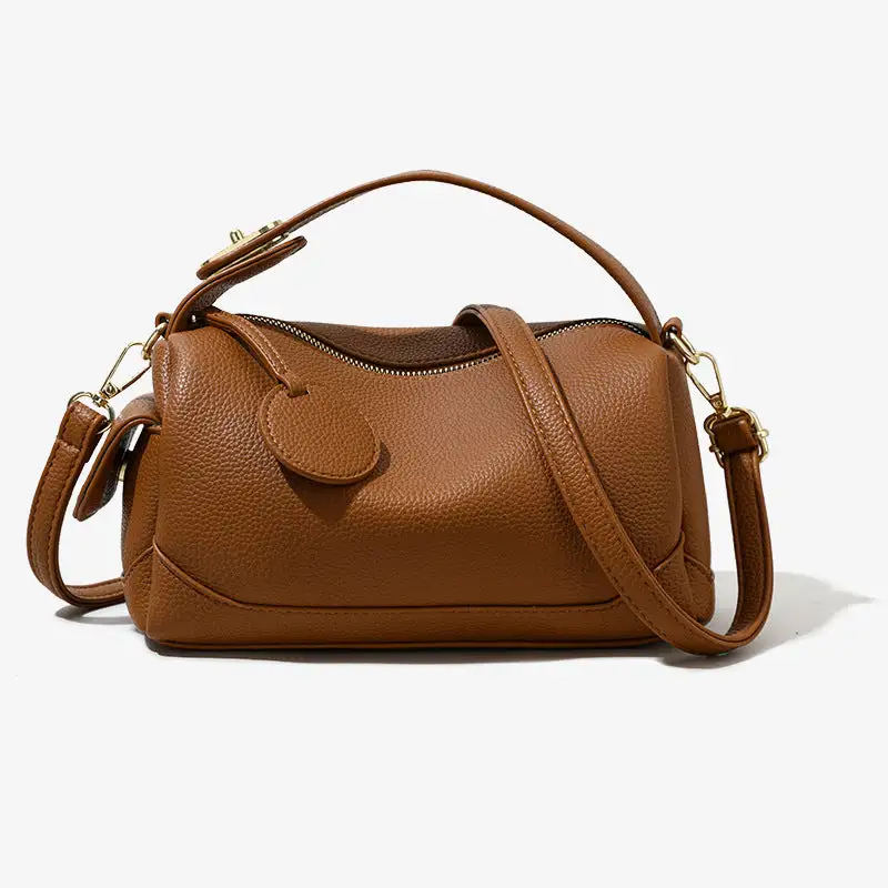 Soft Roomy Leather Crossbody Bag