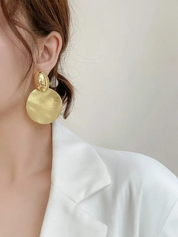 Subtle Petal Accent Earrings