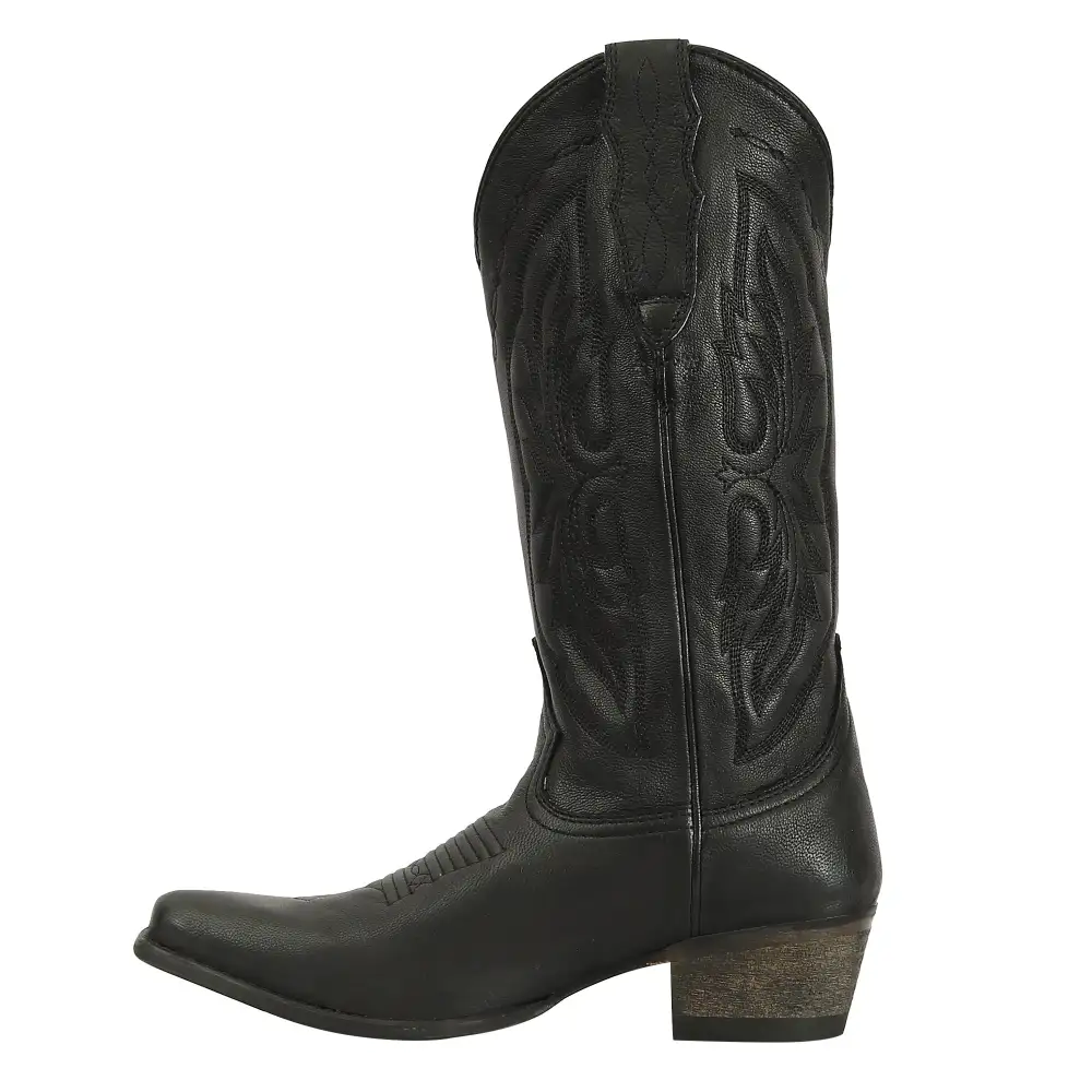 Durable Round Toe Men's Denim Boots