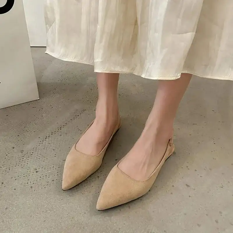 Slingback Pointed-Toe Flats