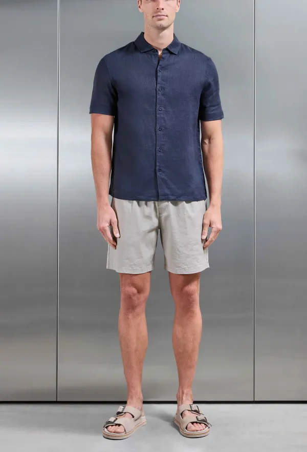 Lightweight Linen Short Sleeve Shirt