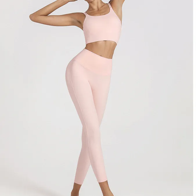 High Waist Pocket Yoga Pants Elastic Soft Quick Dry Leggings