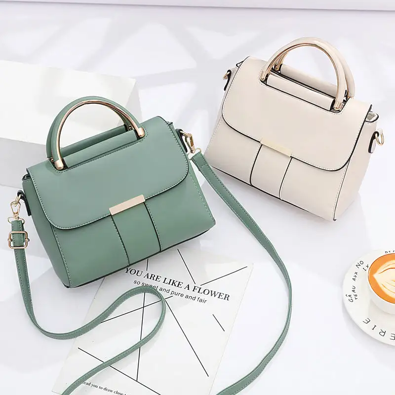 Korean Small Square Handbag – Trendy Shoulder Messenger Bag for Women