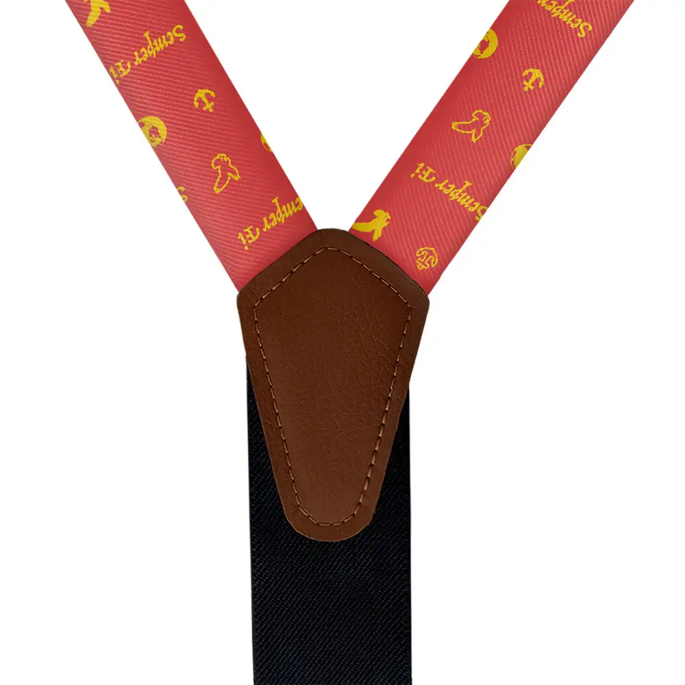 Semper Fi Theme Suspenders