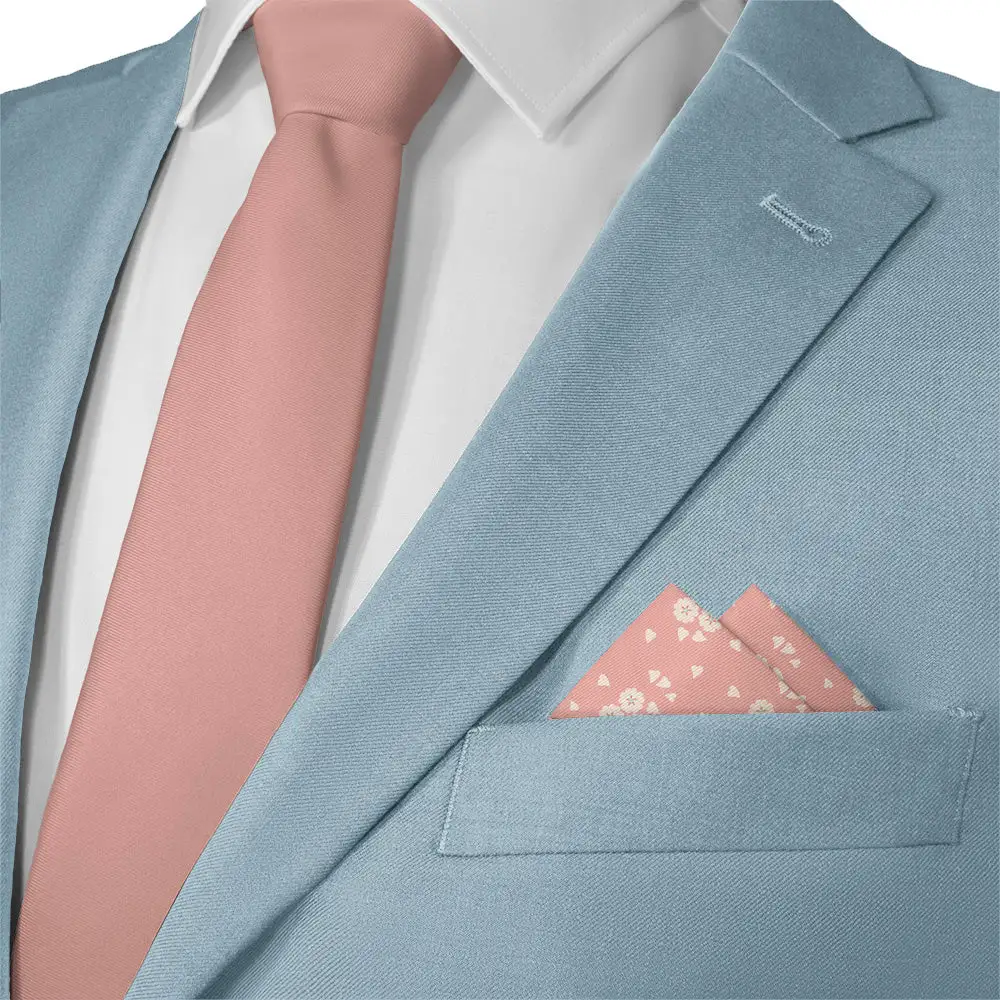 Elegant Classic Floral Pocket Square
