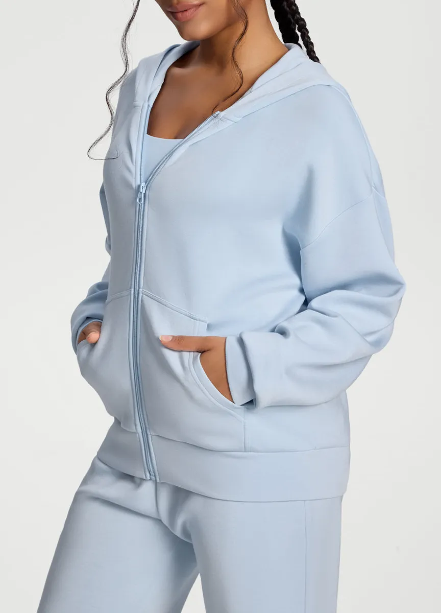 Soft Oversized Everyday Zip Hoodie