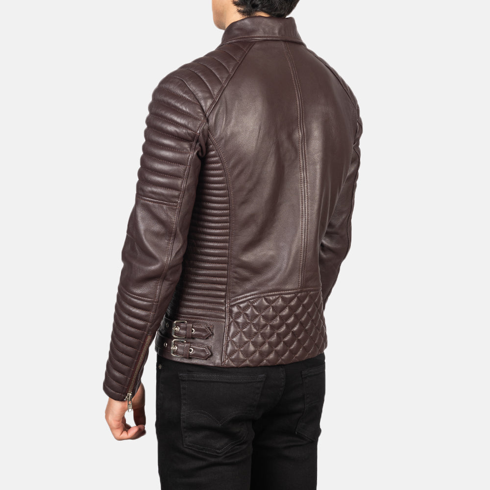 Men's Workwear Biker Leather Jacket