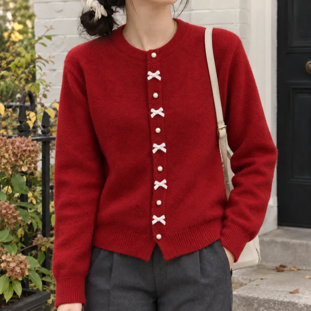 Bow Detail Cardigan