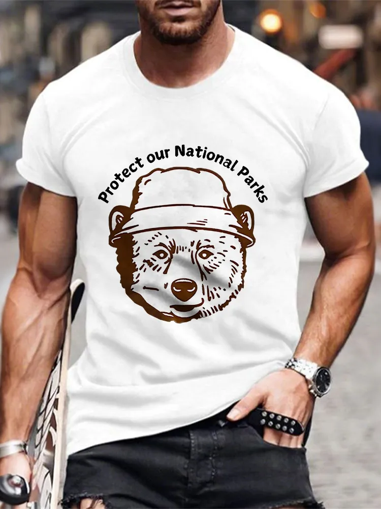 Casual Style Short-Sleeved T-Shirt Prints