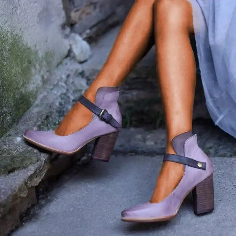  Block Heel Mary Jane Shoes Apparel