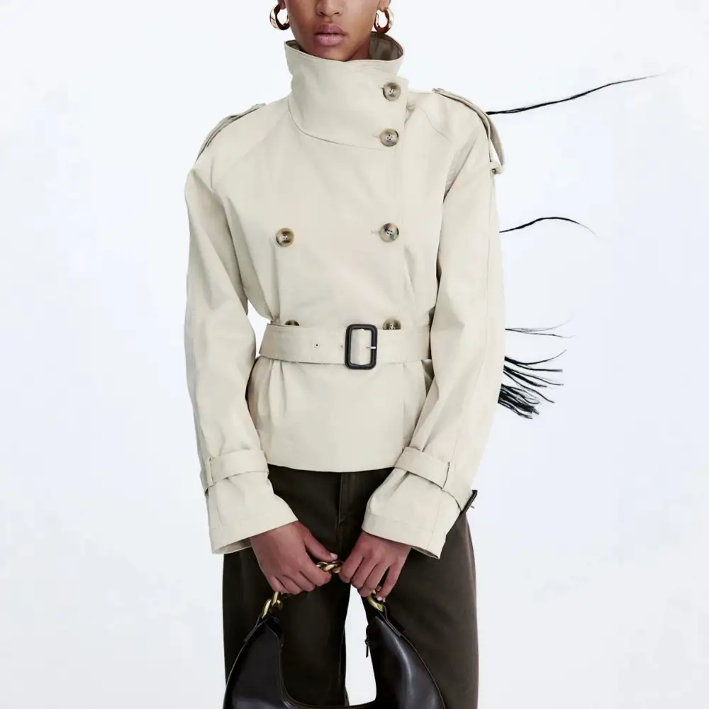 Refined Clean Line Trench Coat