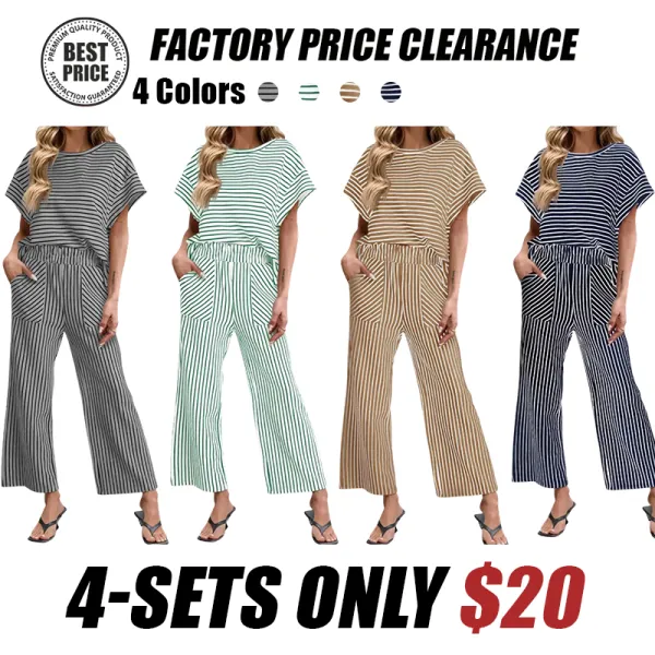 Women's Stripe Set