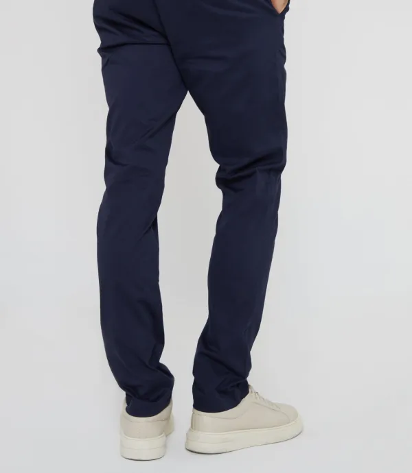 Men's Navy Slim-Fit Chino Pants