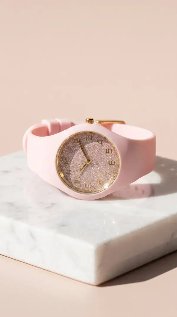 Silicone Glitter Fashion Watch