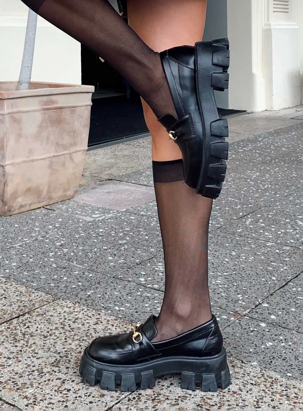 Trim Dress Heel Shoes