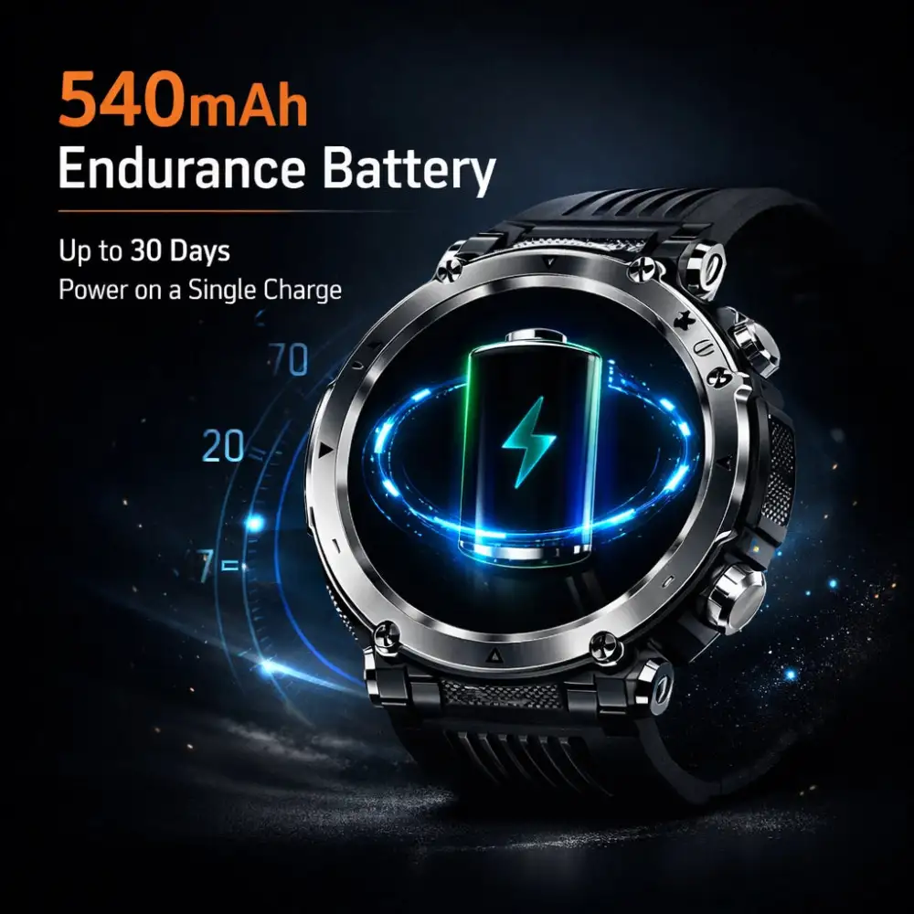 TitanCore X1 Pro – Rugged GPS Smartwatch