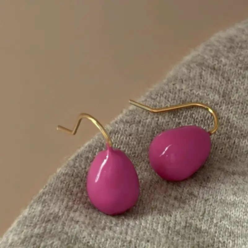 Vintage Teardrop Drop Statement Earrings