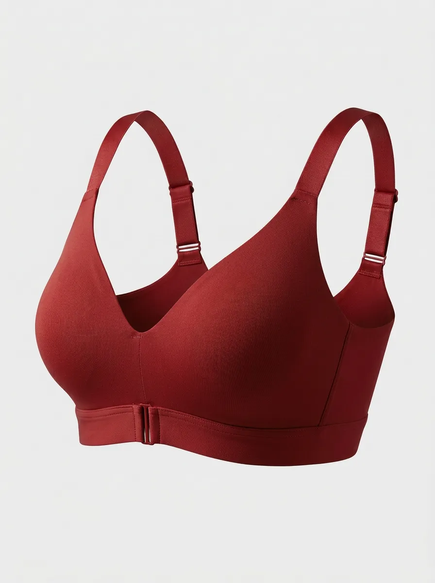Women's Front-Closure Adjustable-Strap Bra