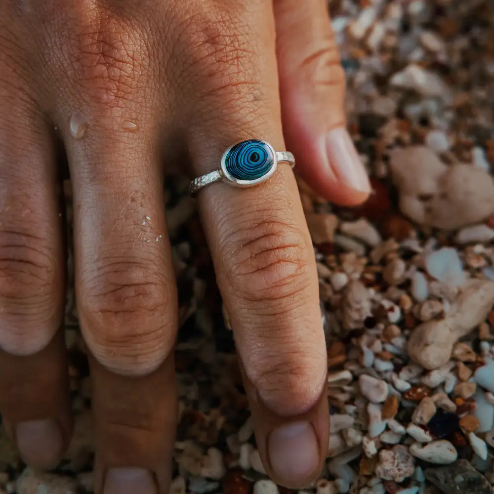Paua Shell Ocean Ring