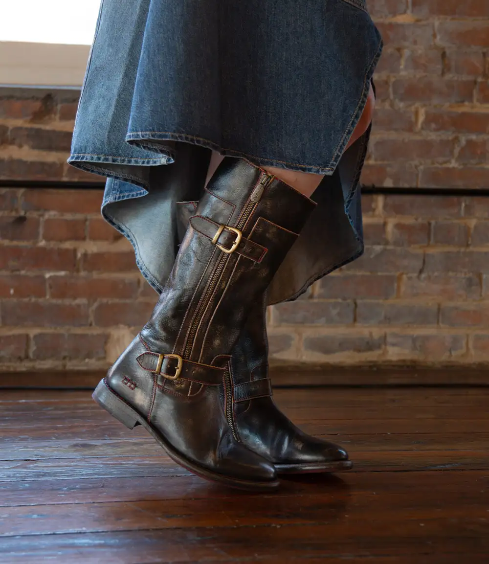 Buckled Heritage Tall Boots